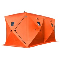 LPFS1000 portable pop up ice fishing 8 person with ventilation window frost resisting fabric waterproof ice fishing tent shanty